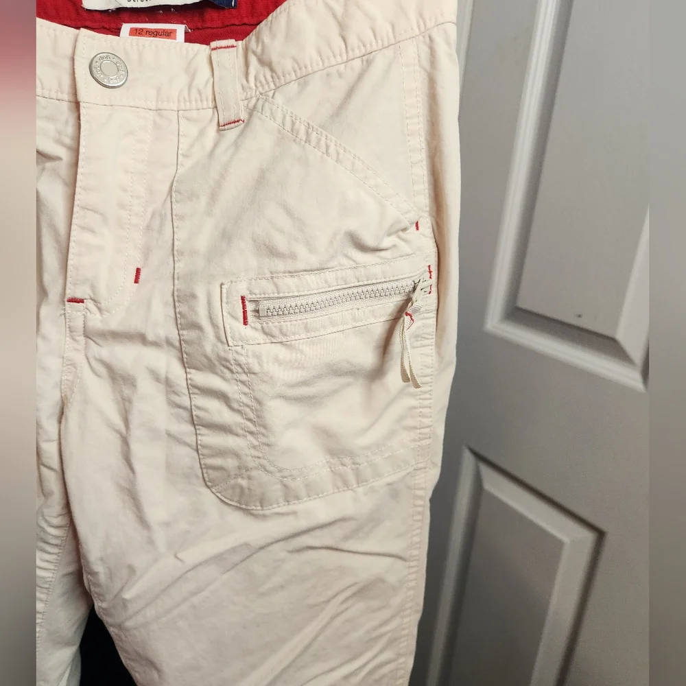 Long And Lean Stretch Gap Kids Pants Size 12 Regular Low Rise Vintage Y2K 04